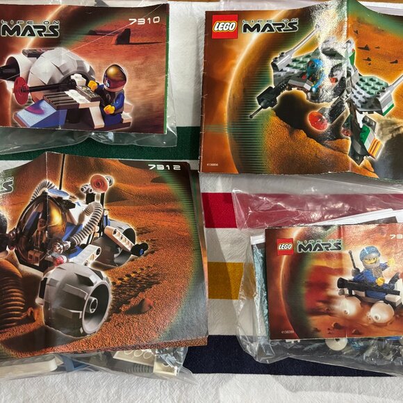 Bundle of FOUR "Life of Mars" LEGO sets, released in 2001. Pre-built. - Picture 1 of 4
